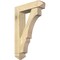 Ekena Millwork Balboa Arts and Crafts Rough Sawn Bracket w/ Offset Brace, Douglas Fir, 6"W x 22"D x 34"H BKT0604X22X34BOA03RDF - alternate 1